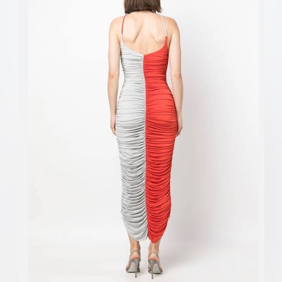 Paris Georgia ruched halterneck maxi dress - Picture 3 of 8